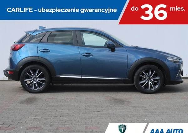 Mazda CX-3 cena 74000 przebieg: 134220, rok produkcji 2017 z Pińczów małe 191